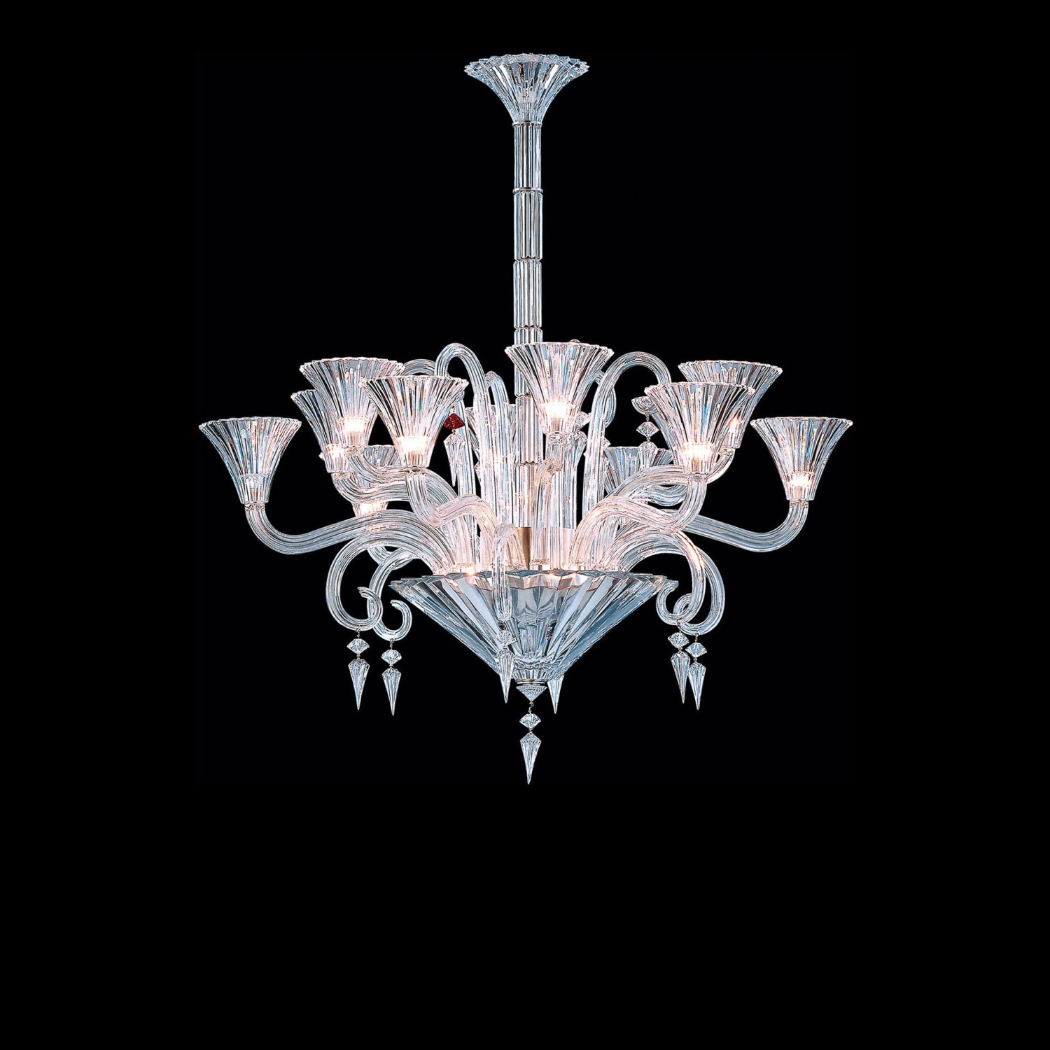 Chandelier Clear 12l Baccarat Mille Nuits 2609521 Chandelier Clear 12 Lights Baccarat