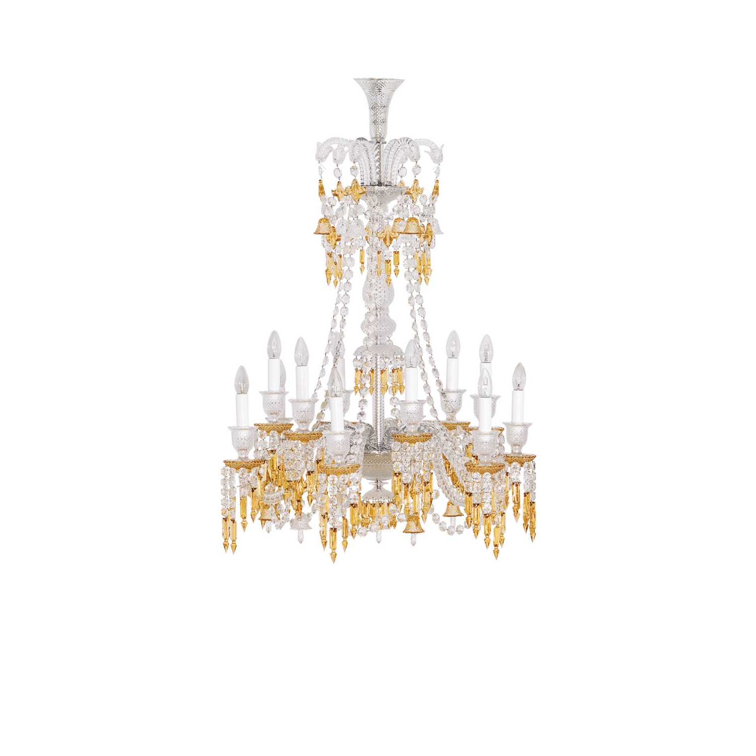 Chandelier 12l Baccarat Zenith Charleston 2809416 Chandelier 12 Lights Long Baccarat