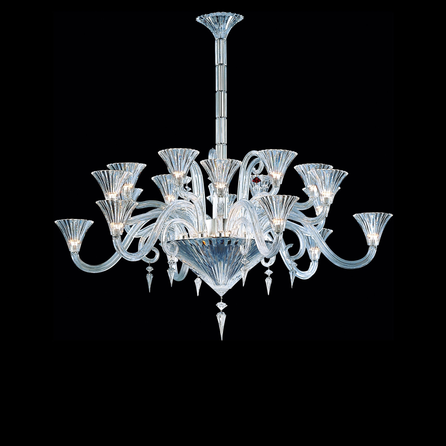 Chandelier Clear 18l Baccarat Mille Nuits 2609529 Chandelier Clear 18 Lights Baccarat