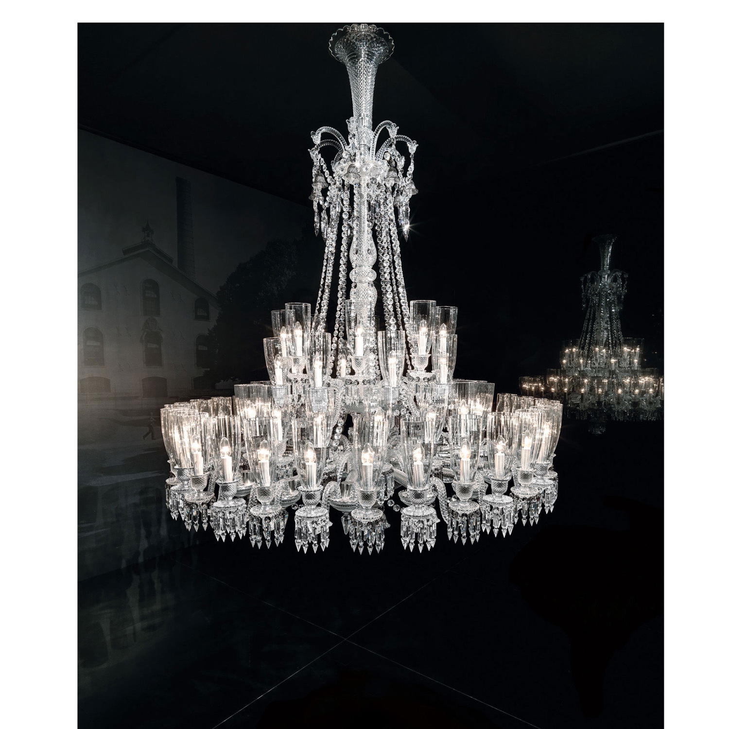 Chandelier Clear 64l Baccarat Zenith 2807113 Chandelier Clear 64 Lights Baccarat