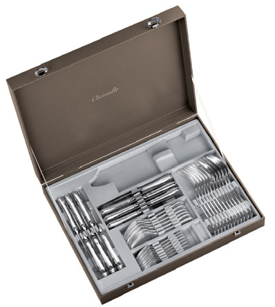Standard Set 36 Pieces For 6 Persons Ecrin Malmaison Christofle Christofle Cutlery Sterling Malmaison 1418736