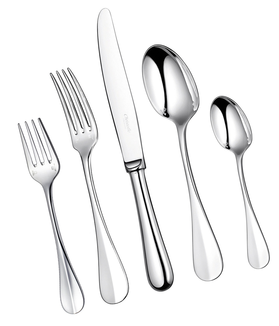 4 Piece Set For 1 Person Marly Christofle Sterling Silver Flatware 4 Piece Set For 1 Person Christofle