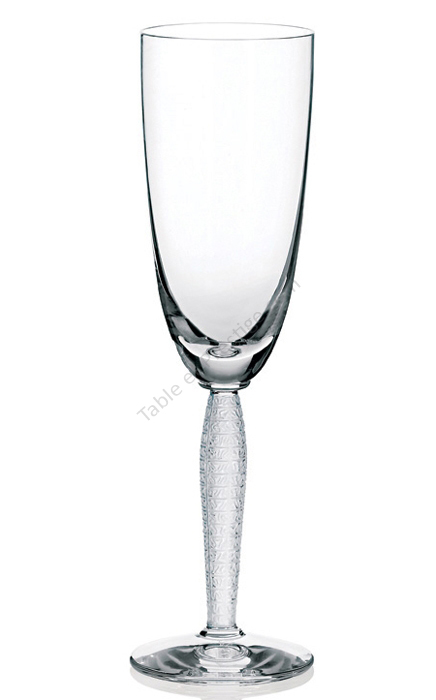 champagne flute lalique louvre