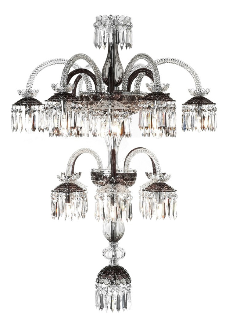 Chandelier Saint Louis Renversant 79203216 18 Light Clear Flannel Grey Chandelier Saint Louis