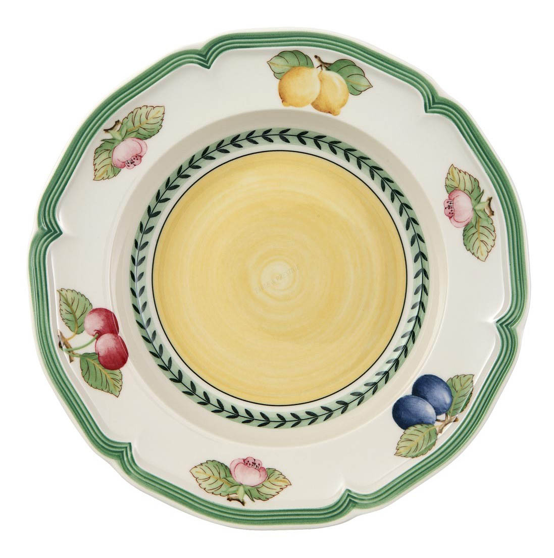 Plate Villeroy Et Boch French Garden Fleurence Soup 10 2281 2700 6 X Deep Plate 23cm Blue Yellow Green Red Rosé Villeroy