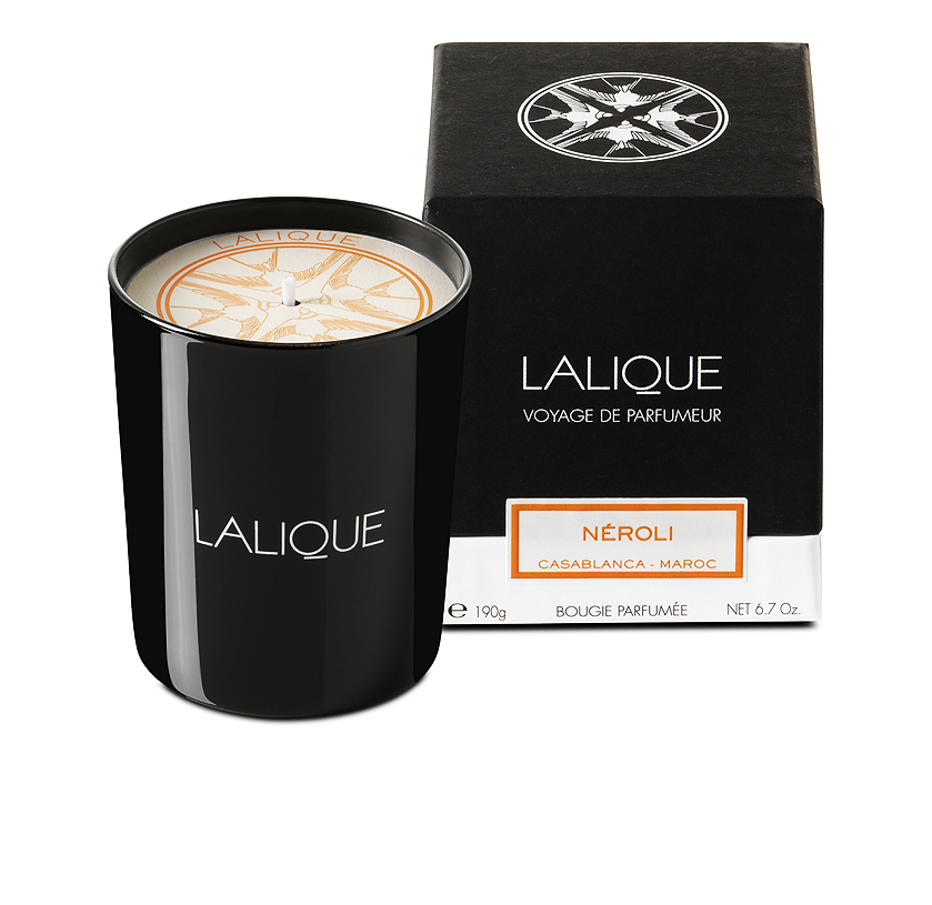 Neroli, casablanca - morocco, scented candle in 6. 5 oz. (190 g) - Lalique