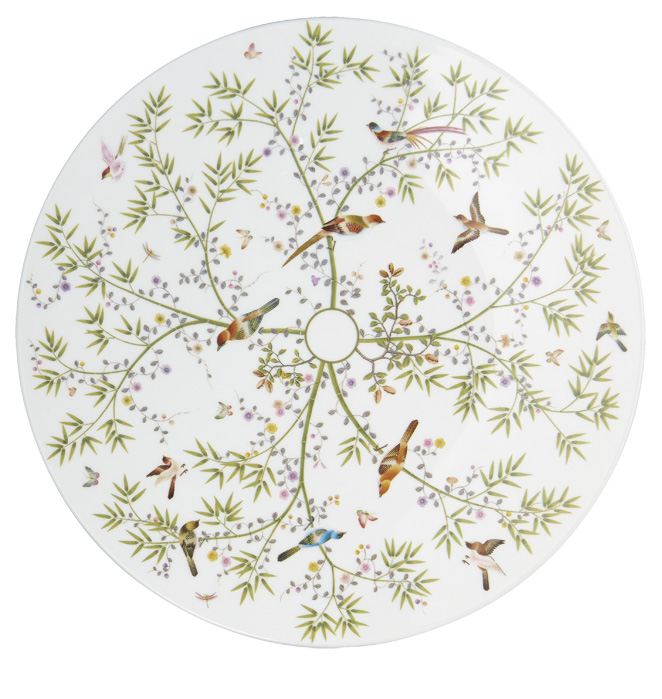 Buffet plate white background - Raynaud