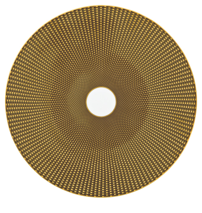 Buffet plate brown - Raynaud
