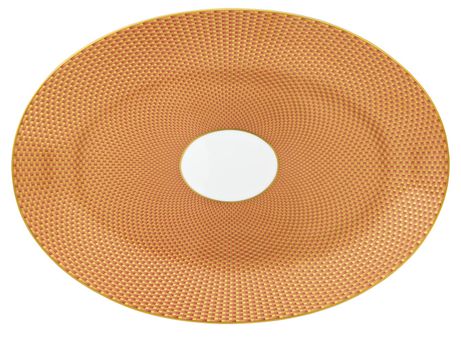Oval dish medium orange - Raynaud