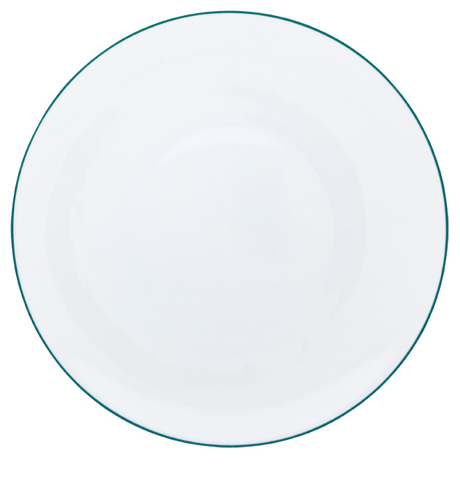 American dinner plate peacock blue - Raynaud