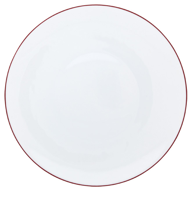 American dinner plate garnet red - Raynaud