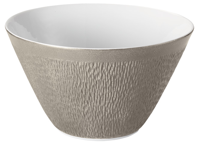 Salad bowl conical shape grege - Raynaud