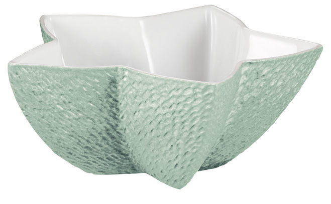 Star sugar bowl turquoise - Raynaud