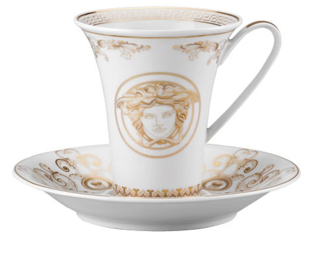 Cup &amp saucer 4 tall in porcelain - Rosenthal