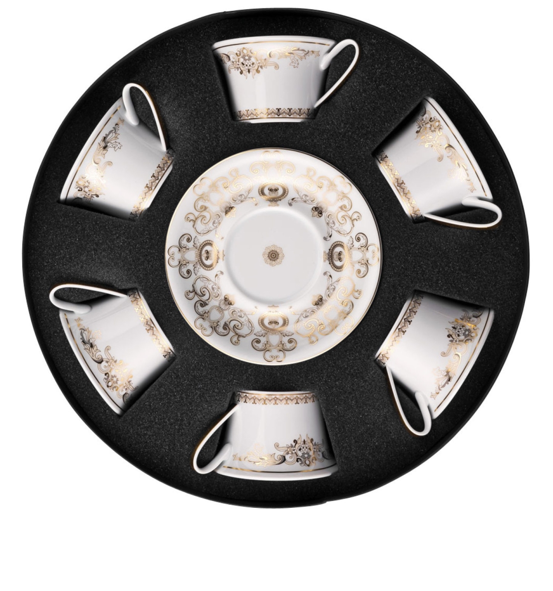 Set with 6 tea cup and saucer in porcelain - Rosenthal
