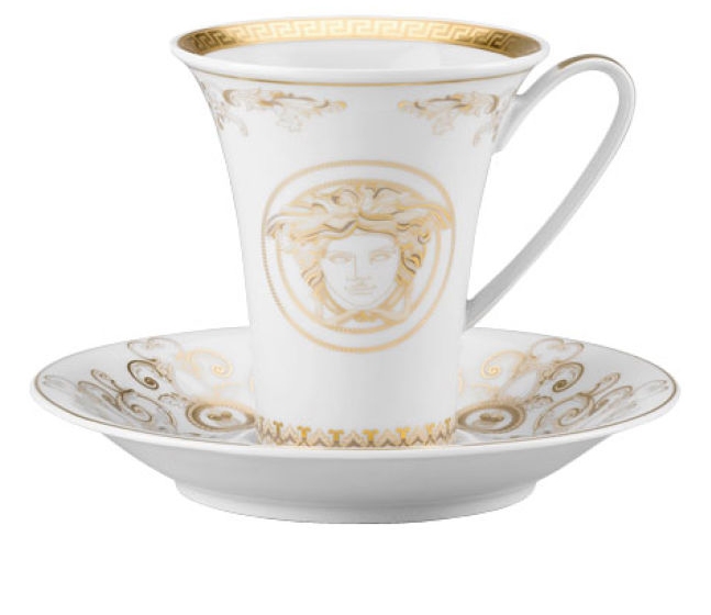 Cup &amp saucer 4 tall in porcelain - Rosenthal