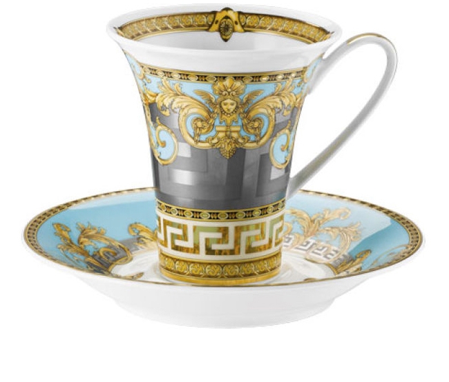 Cup &amp saucer 4 tall in porcelain - Rosenthal