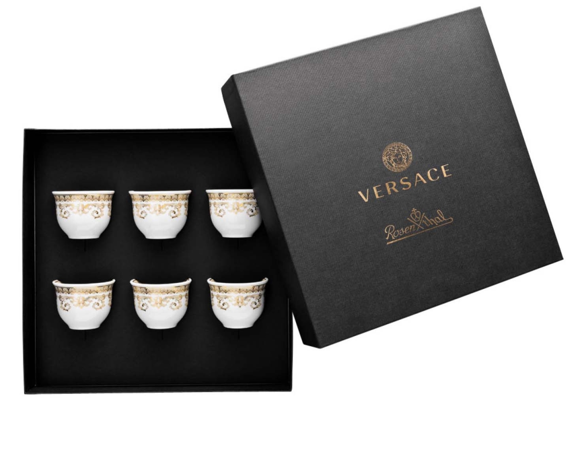 Set of 6 mocca cups small without handle in porcelain - Rosenthal