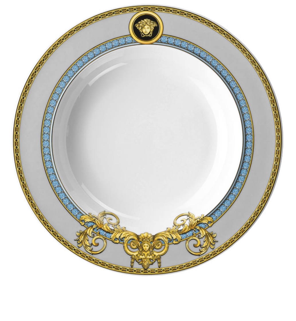 6 x plate deep in porcelain - Rosenthal