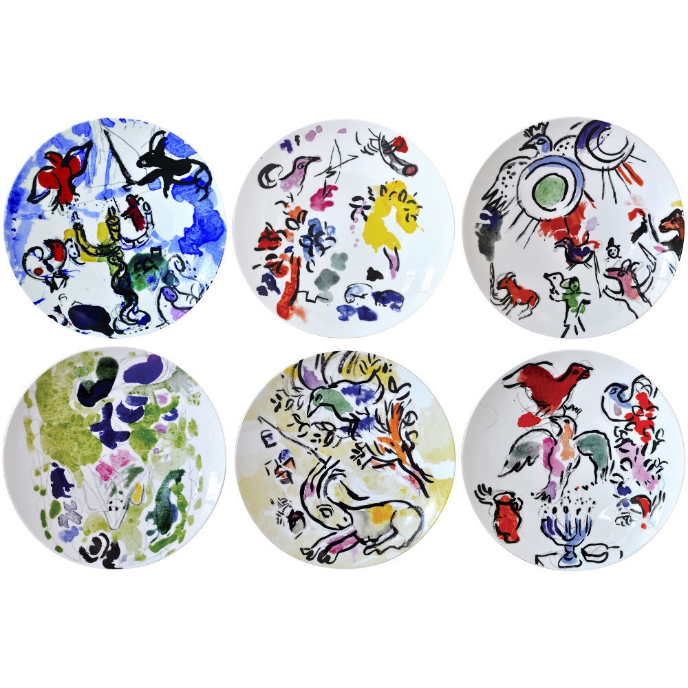 Plate Bernardaud Les Vitraux D Hadassah Plate 1168 6 V1