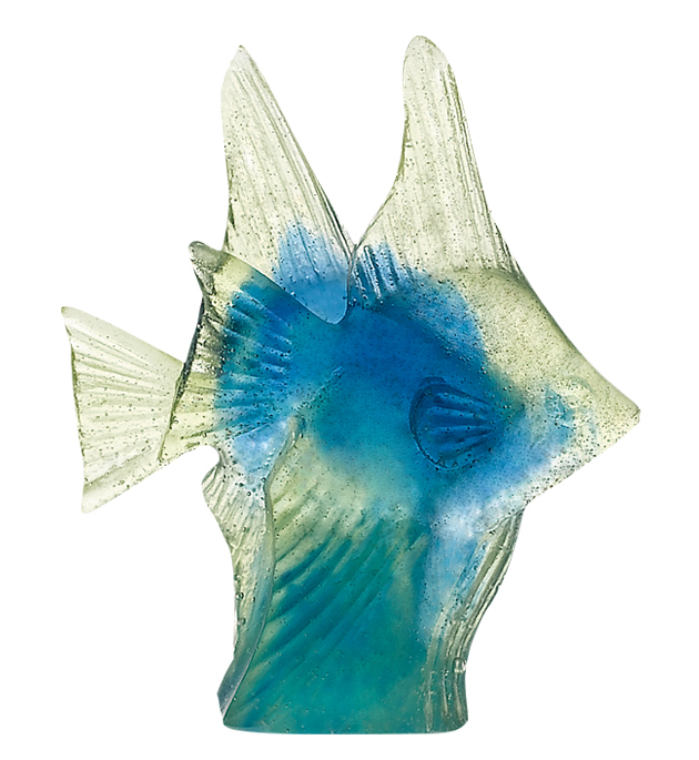 Blue yellow fish couple - Daum