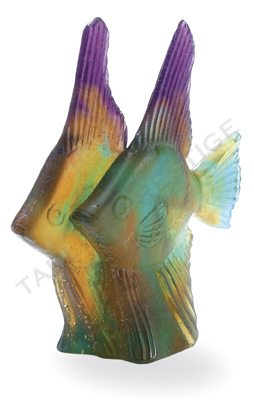 Amber green fish couple - Daum