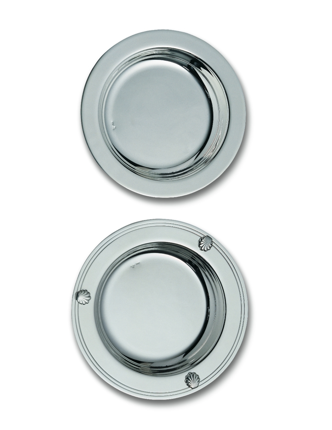 Baby plate in silver plated - Ercuis