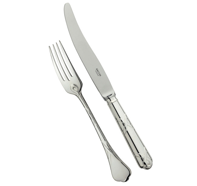 Bouillon spoon in silver plated - Ercuis
