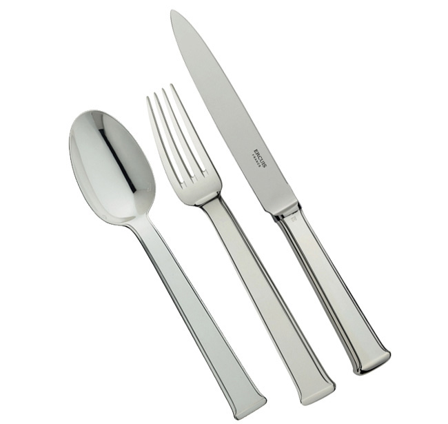 Bouillon spoon in silver plated - Ercuis