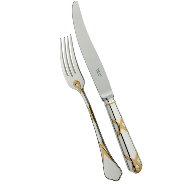 Butter spreader in silver lated and gilding - Ercuis