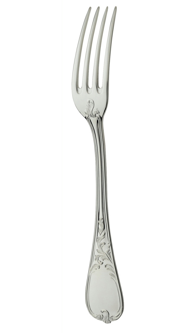 Pastry fork in silver plated - Ercuis