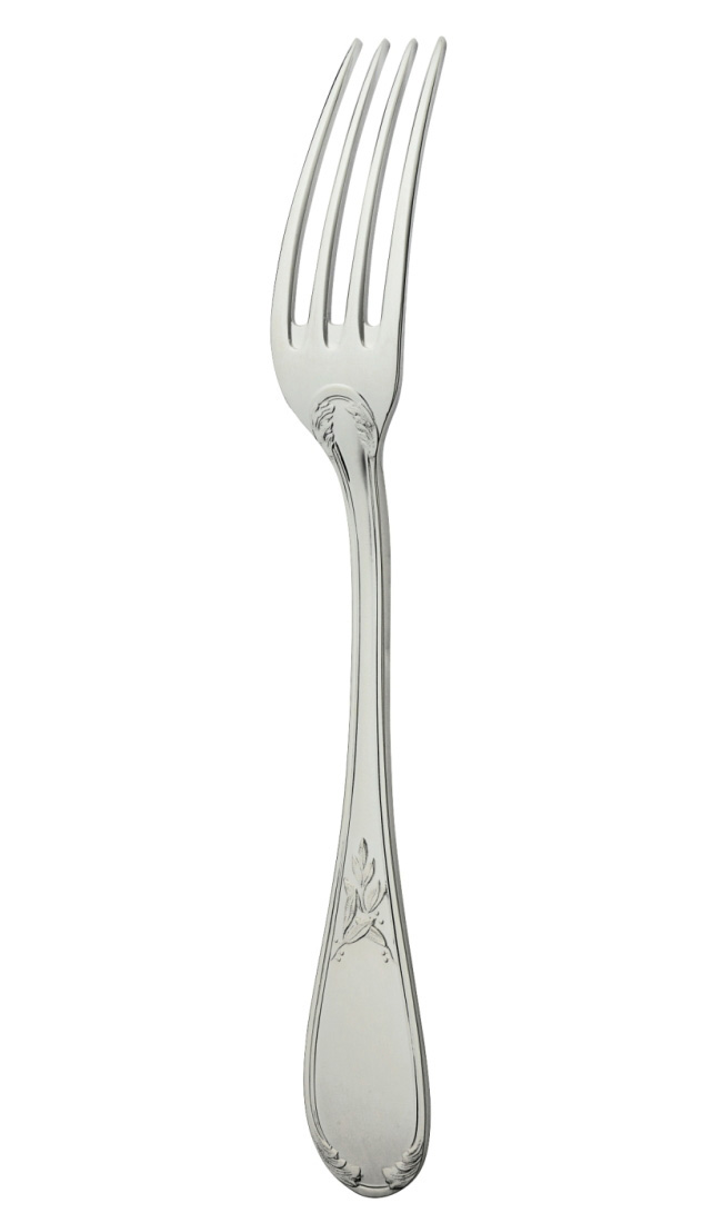 Pastry fork in silver plated - Ercuis