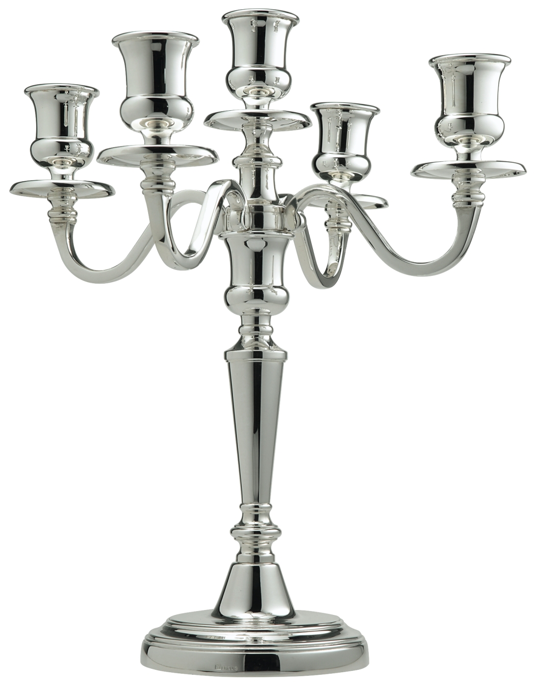 Candelabra 5-lights in silver plated - Ercuis