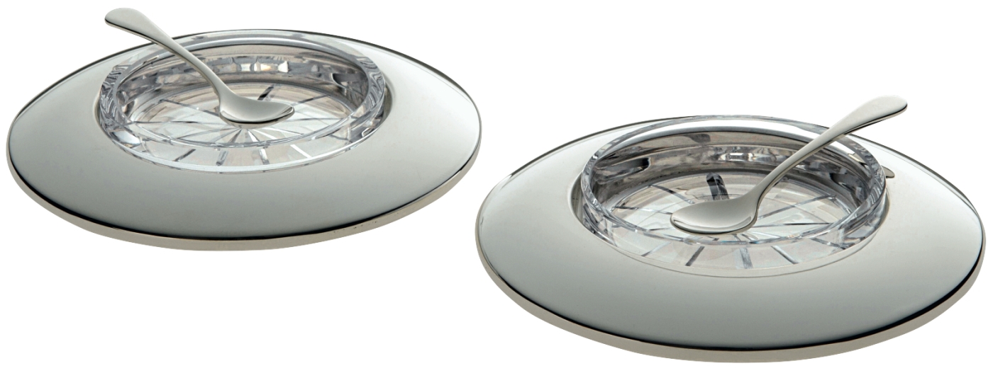 Salt & pepper set in silver plated - Ercuis