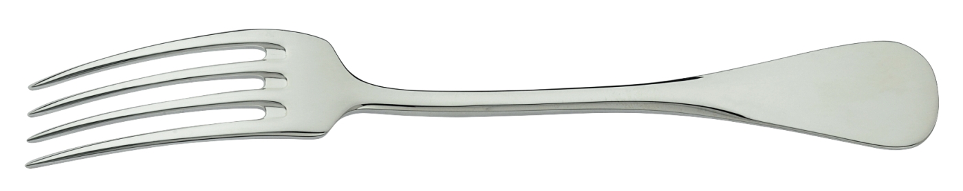 Dessert fork in silver plated - Ercuis
