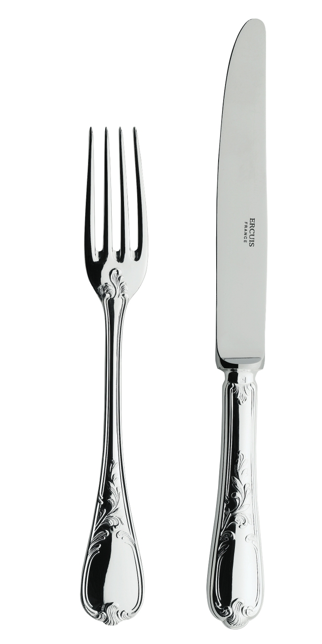 Fish fork in silver plated - Ercuis