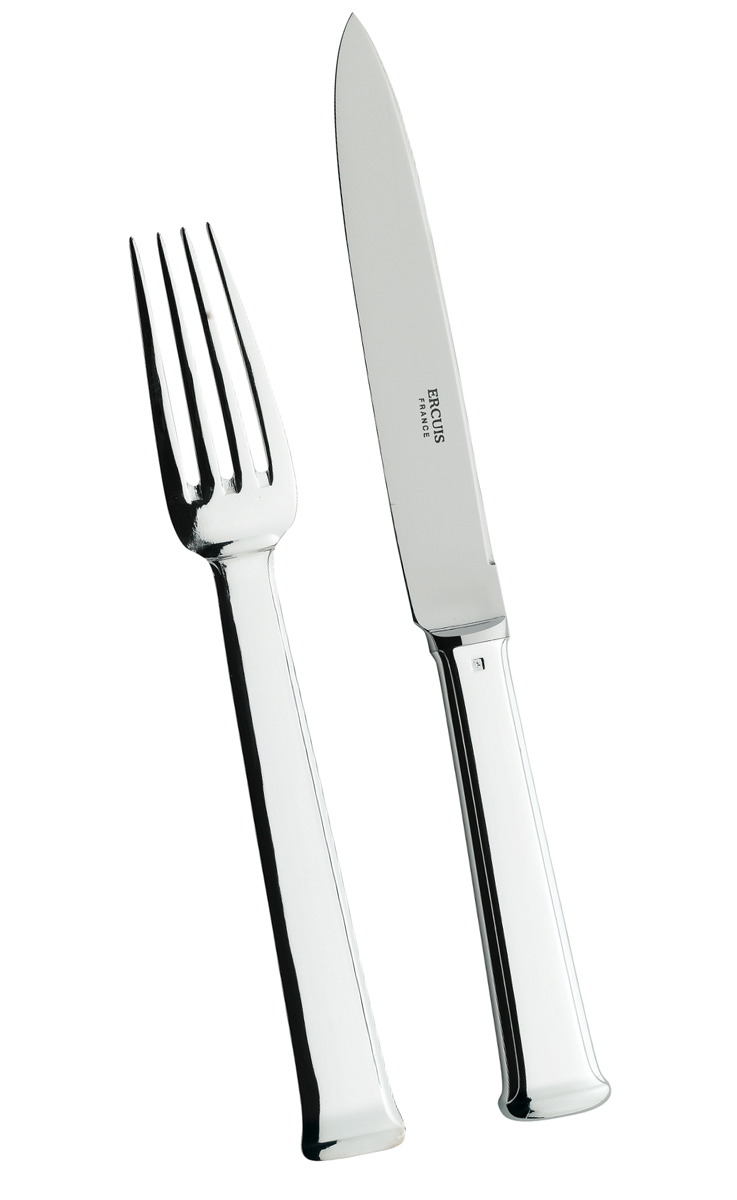 Fish fork in silver plated - Ercuis
