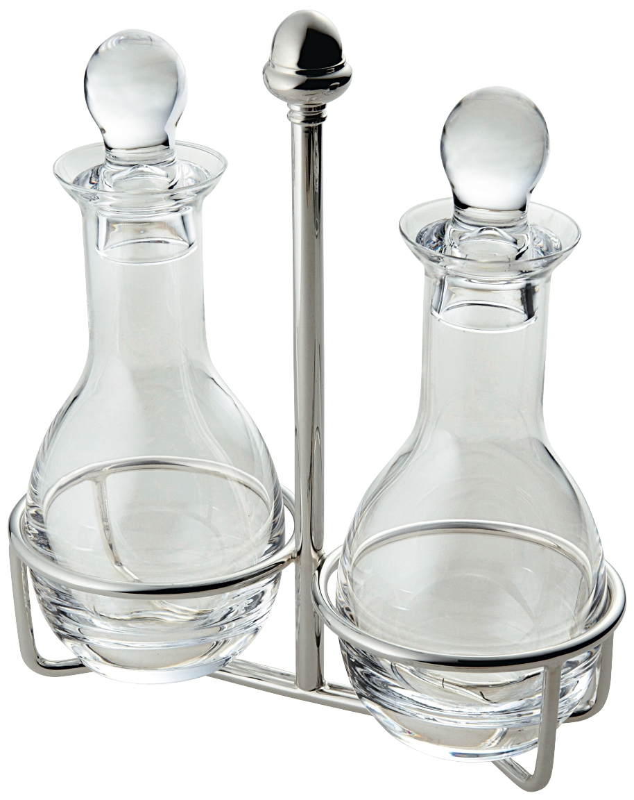 Oil & vinegar set in silver plated - Ercuis