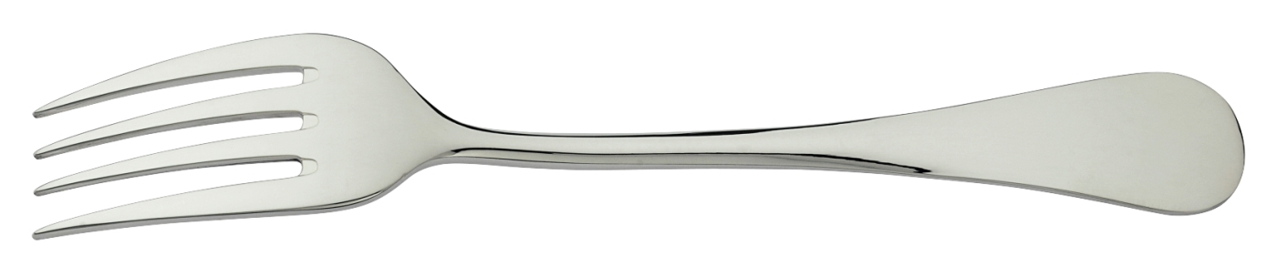 Salad fork in silver plated - Ercuis