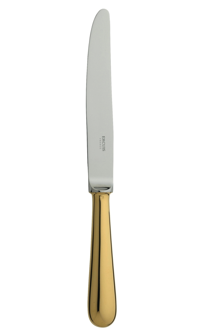 Salad serving spoon in gilded silver plated - Ercuis