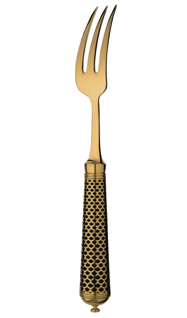 Fish serving fork in sterling silver - Ercuis