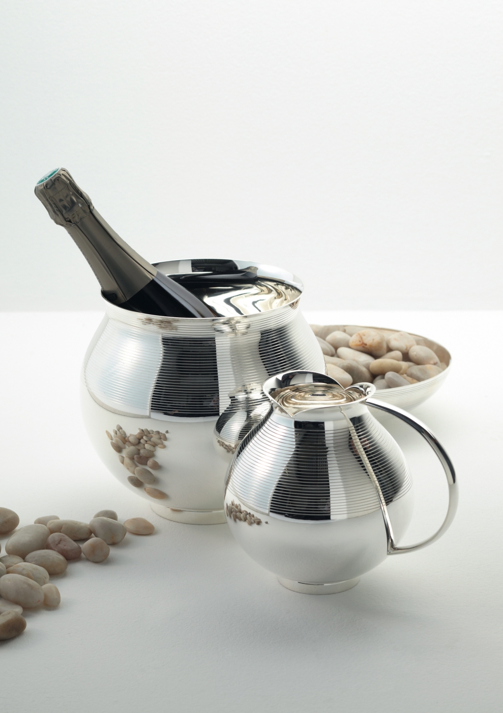 Water jug in silver plated - Ercuis