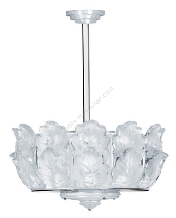 Chene chandelier large size 12 part gilded eur model - Lalique