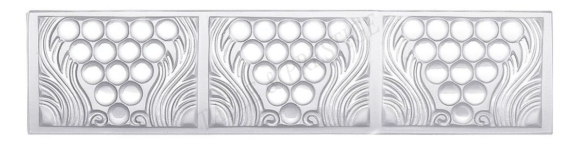Grapes mirrored triple panel - Lalique