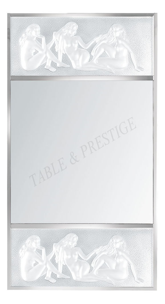 Les Causeuses central mirror - Lalique