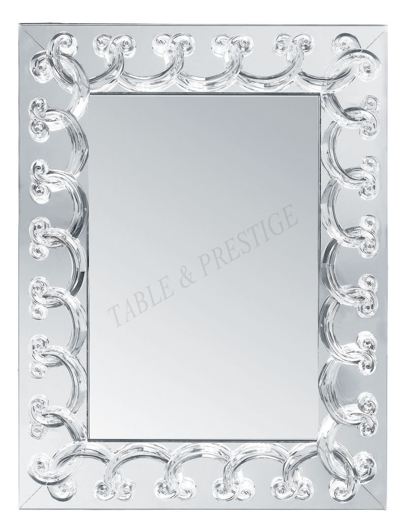 Rinceaux Large size mirror Clear - Lalique
