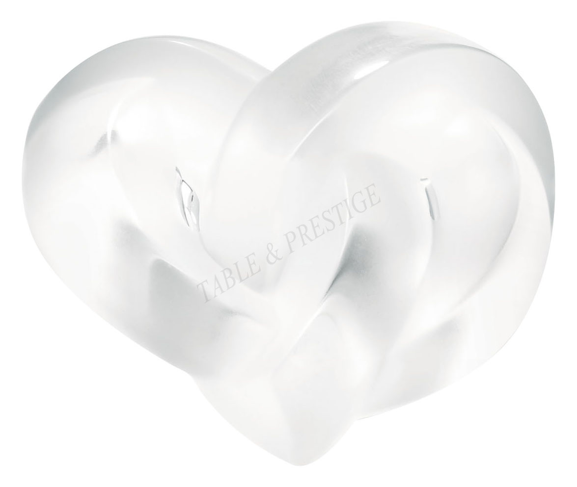 Hearts paperweight Clear - Lalique