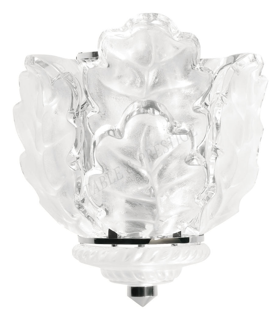 Wall sconce chene chrome u.s. model - Lalique