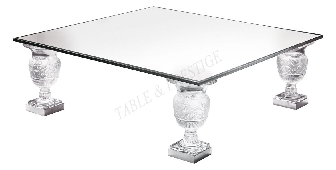 One Table foot of the Versailles table: - Lalique