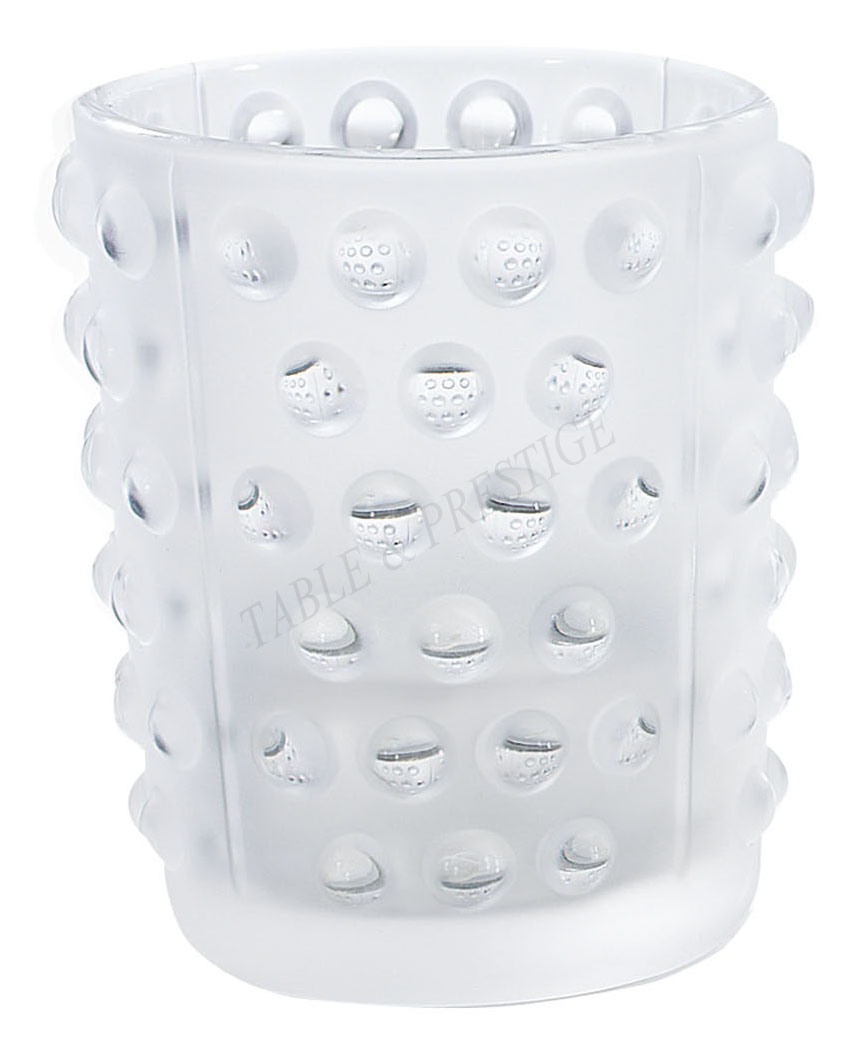 Set 2 Mossi votives Clear - Lalique Gift